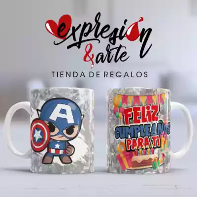 vectores plantilas CUMPLEAñOS,MARVEL,FESTEJO,